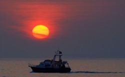 Sunset Cruise on A Motor Vessel